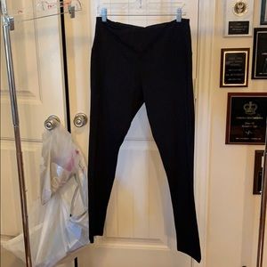 Black skinny leg pants